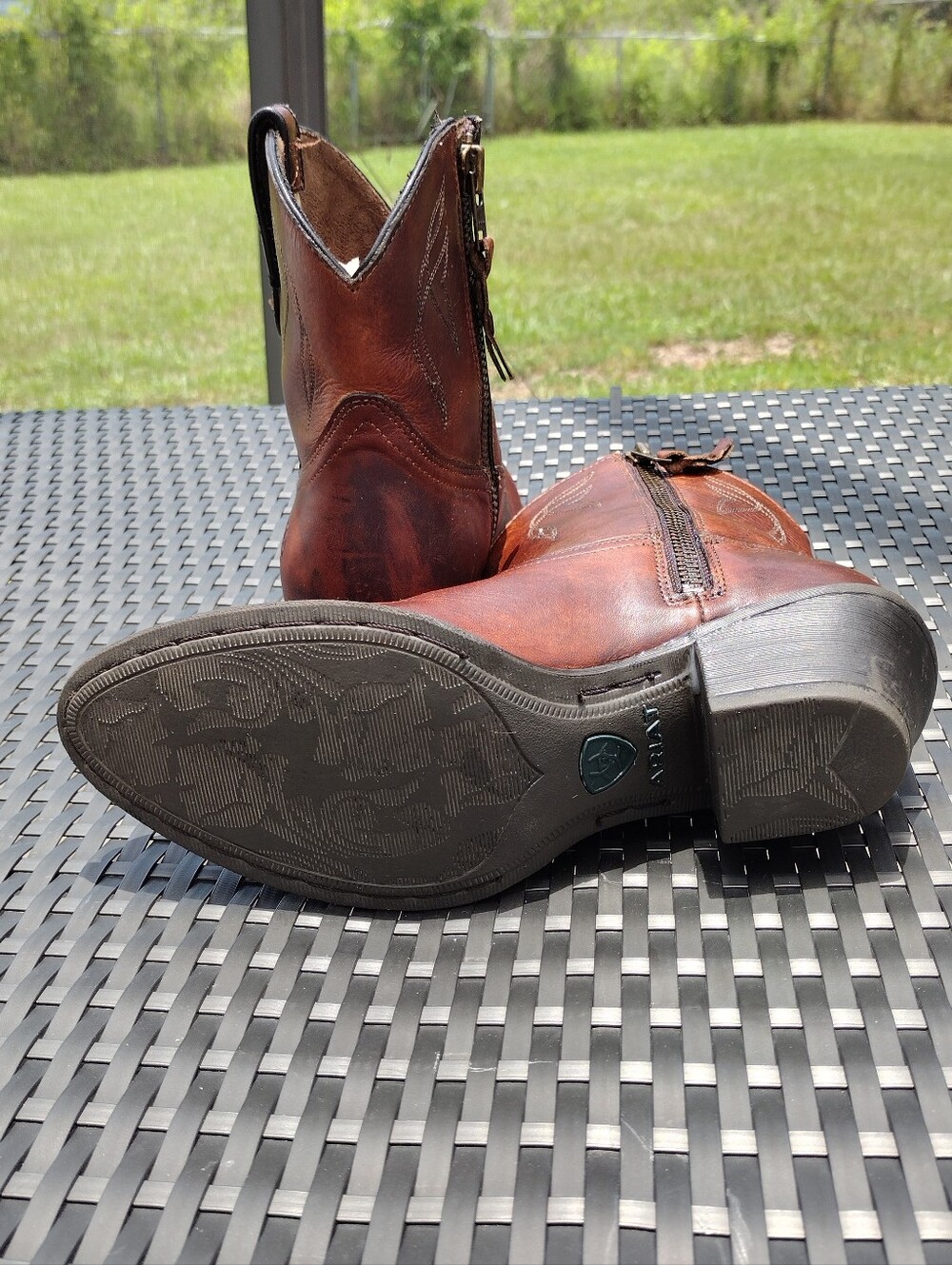 Ariat Darlin Western Boot In Sassy Brown - Picture 11 of 14